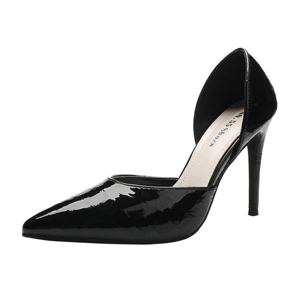 dress shoes korean style women pumps 9cm thin high heels stiletto shallow office work modern, Black
dress shoes korean style women pumps 9cm thin high heels stiletto shallow office work modern, Black
