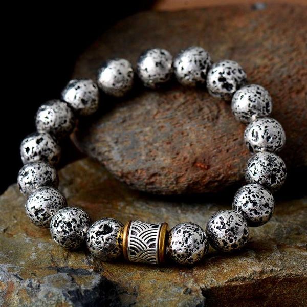 beaded, strands men beads bracelets cool 10mm vintage charm elastic stretch strand male bangles couples lovers lava jewelry bijoux, Black
beaded, strands men beads bracelets cool 10mm vintage charm elastic stretch strand male bangles couples lovers lava jewelry bijoux, Black
