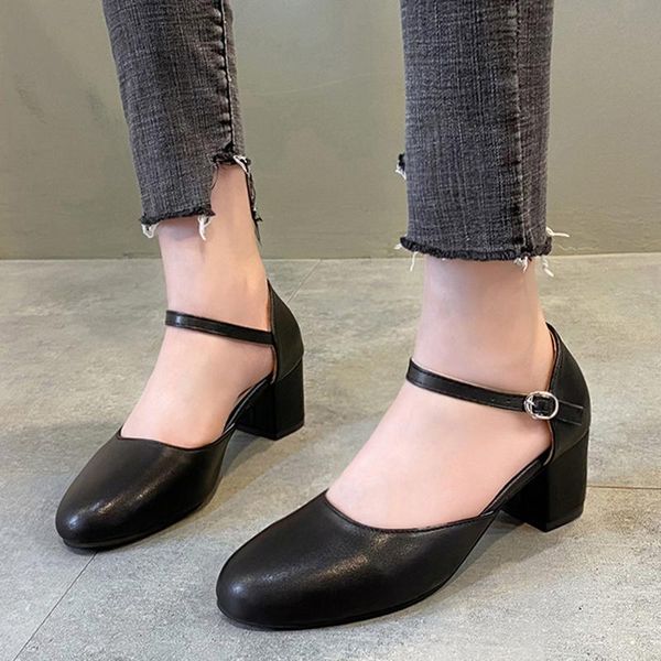 dress shoes rimocy black high heels office mary jane women round toe thick heeled ankle strap pumps woman pu leather summer footwear
dress shoes rimocy black high heels office mary jane women round toe thick heeled ankle strap pumps woman pu leather summer footwear