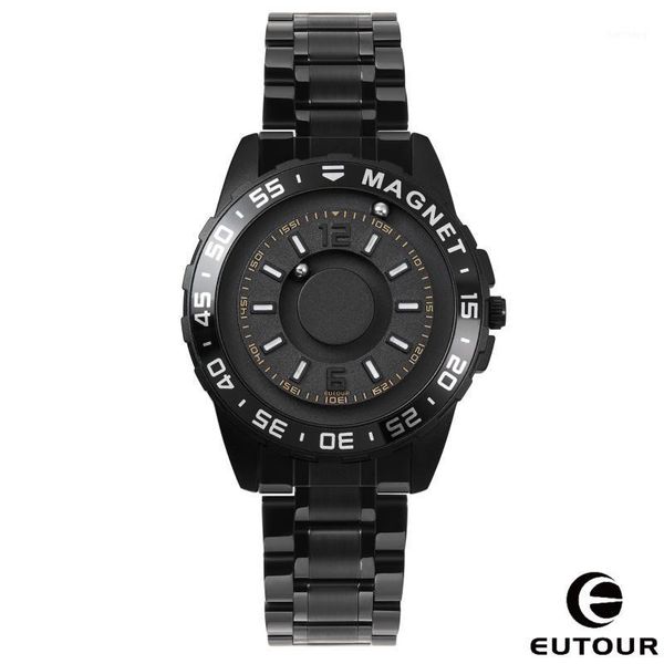 eutour innovative magnetic metal watch men's high end fashion quartz simple stainless steel strap wristwatches, Slivery;brown
eutour innovative magnetic metal watch men's high end fashion quartz simple stainless steel strap wristwatches, Slivery;brown