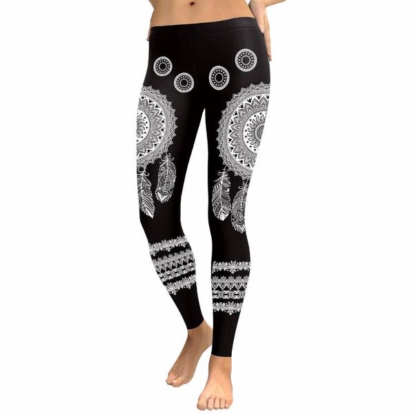 women's leggings punk symmetry tattoo print legging 3d pattern women novelty stretch pencil pants female slim breathable bottoms feathe, Black
women's leggings punk symmetry tattoo print legging 3d pattern women novelty stretch pencil pants female slim breathable bottoms feathe, Black