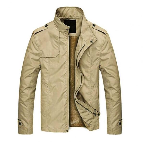 men's jackets men long sleeve stylish solid color two pockets coat warm plush lining stand collar coats jacket autumn winter, Black;brown
men's jackets men long sleeve stylish solid color two pockets coat warm plush lining stand collar coats jacket autumn winter, Black;brown