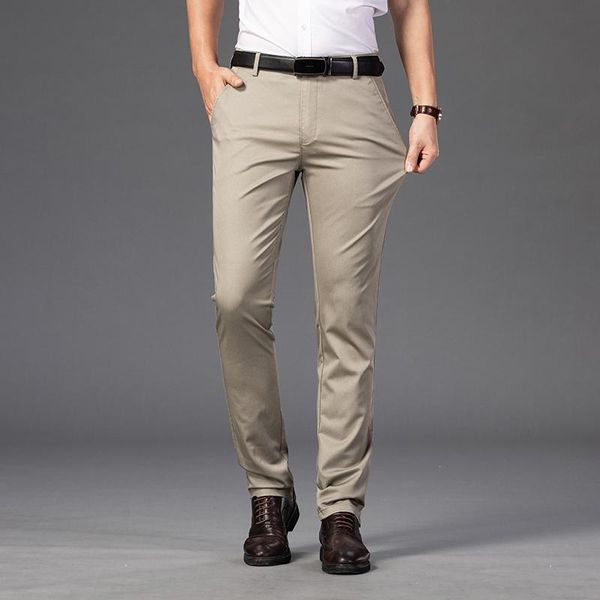 men's pants business casual autumn winter loose straight tencel thick trousers khaki black gray brand clothing 40
men's pants business casual autumn winter loose straight tencel thick trousers khaki black gray brand clothing 40