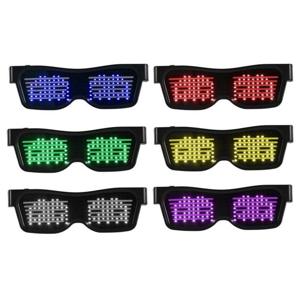 party decoration magic bluetooth led glasses app control luminous usb charge diy edit multi-lingual quick flash christmas gift
party decoration magic bluetooth led glasses app control luminous usb charge diy edit multi-lingual quick flash christmas gift