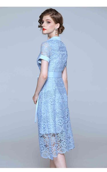 white arrival summer lace mesh water soluble shirt stitching vintage slim party runway high end es vestidos, Black;gray
white arrival summer lace mesh water soluble shirt stitching vintage slim party runway high end es vestidos, Black;gray