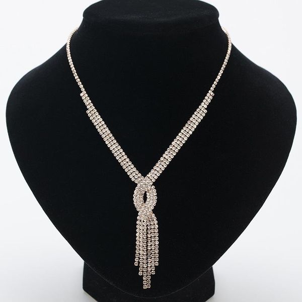 trend fashion personality european and american rhinestone bridal necklace retro wedding jewelry pendant necklaces, Silver
trend fashion personality european and american rhinestone bridal necklace retro wedding jewelry pendant necklaces, Silver