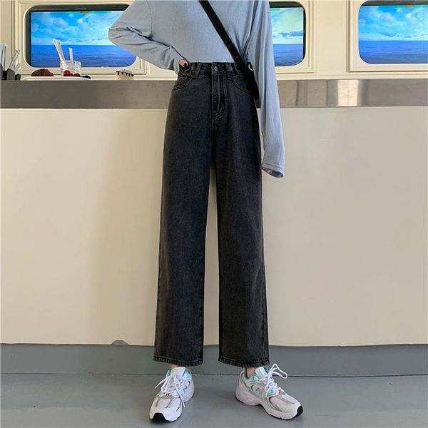 women's jeans han edition loose straight since spring 2021 show thin waist bigger sizes torre pants mop wide-legged, Blue
women's jeans han edition loose straight since spring 2021 show thin waist bigger sizes torre pants mop wide-legged, Blue
