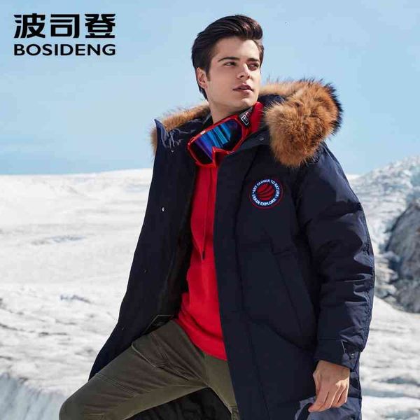 bosideng harsh winter thicken goose down jacket for men coat natural fur waterproof windproof hood outwear b80142149, Black
bosideng harsh winter thicken goose down jacket for men coat natural fur waterproof windproof hood outwear b80142149, Black