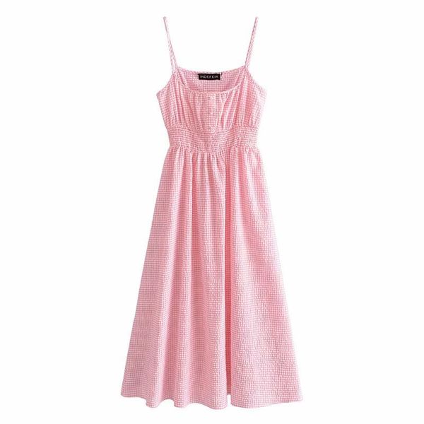 summer women checkered tunic dress sling midi dresses chic lady fashion casual clothes 210517, Black;gray
summer women checkered tunic dress sling midi dresses chic lady fashion casual clothes 210517, Black;gray