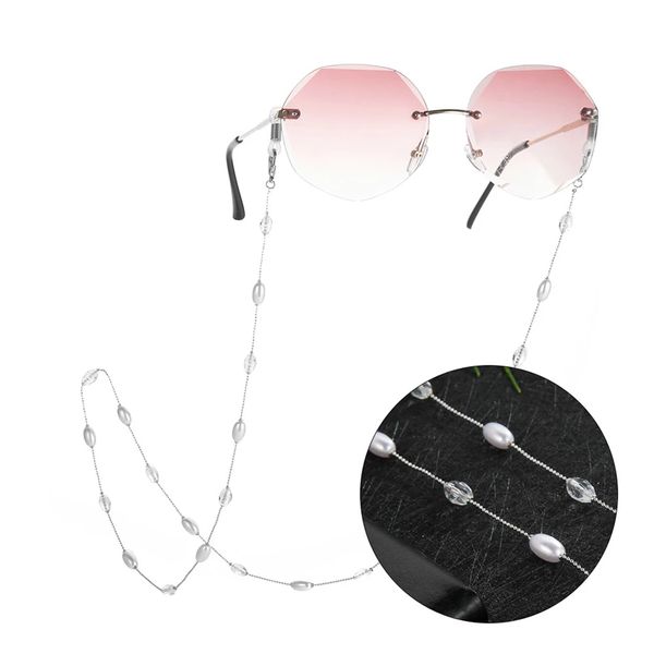 sunglasses chain with pearl transparent crystal beads glasses cord necklace eyeglass eyewear lanyards neck holder jewelry
sunglasses chain with pearl transparent crystal beads glasses cord necklace eyeglass eyewear lanyards neck holder jewelry