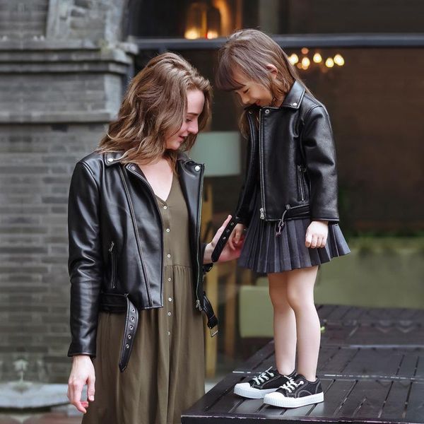 women's leather & faux basic jackets women family matching outfits jacket kids pu slim black zipper biker coat mom and me outwear coats
women's leather & faux basic jackets women family matching outfits jacket kids pu slim black zipper biker coat mom and me outwear coats