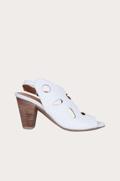 sandals white leather women 's high-heeled, Black