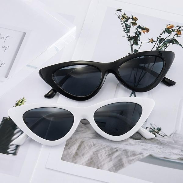sunglasses cat eye outdoor party beach glasses ladies fashion triangle luxury women uv400, White;black
sunglasses cat eye outdoor party beach glasses ladies fashion triangle luxury women uv400, White;black