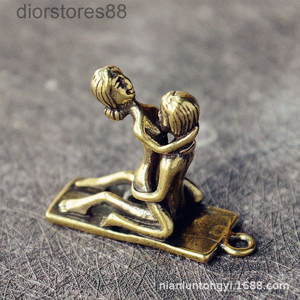 key chain creative personality antique small bronzes men and women pa pendant, Silver
key chain creative personality antique small bronzes men and women pa pendant, Silver