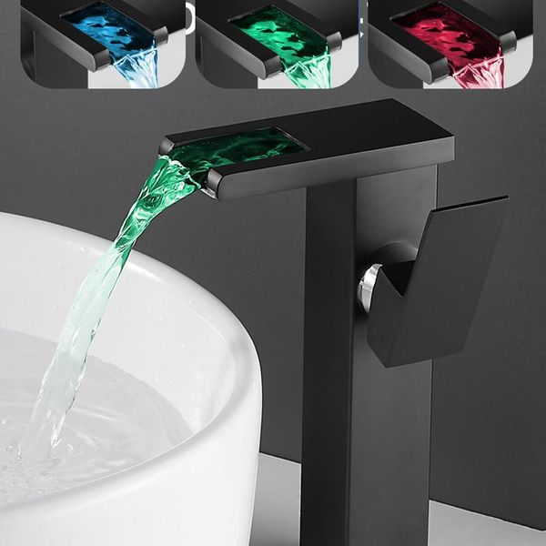 bathroom sink faucets temperature led rgb color waterfall basin faucet mixer tap single handle toilet fixture
bathroom sink faucets temperature led rgb color waterfall basin faucet mixer tap single handle toilet fixture