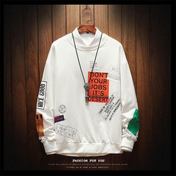men's t-shirts long sleeved for men spring/fall 2021 sweaters with undershirt, fashion trend and casual round collar, White;black
men's t-shirts long sleeved for men spring/fall 2021 sweaters with undershirt, fashion trend and casual round collar, White;black