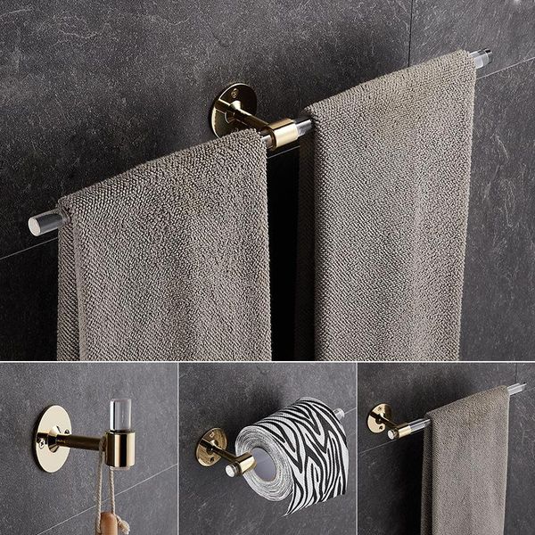 bath accessory set bathroom hardware gold brass and acrylic towel hanger paper holder ring robe hooks bar accessories
bath accessory set bathroom hardware gold brass and acrylic towel hanger paper holder ring robe hooks bar accessories