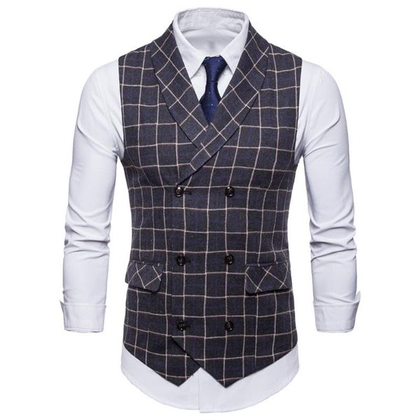 men's vests men vest male waistcoat business slim fit casual fashion formal v-neck, Black;white
men's vests men vest male waistcoat business slim fit casual fashion formal v-neck, Black;white