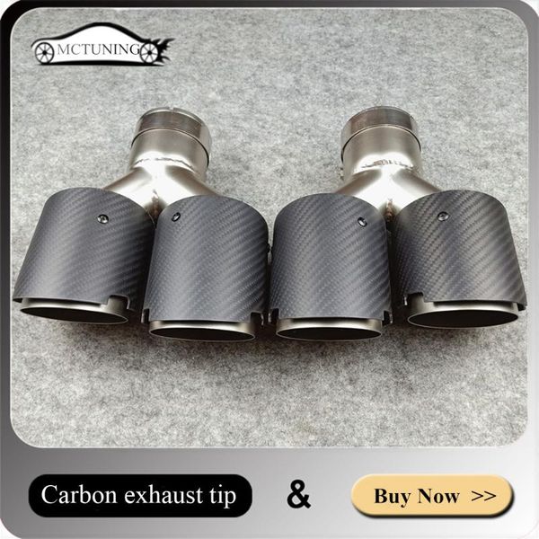 motorcycle exhaust system y style matte carbon exhausts tips stainless steel for universal cars double tail end pipe
motorcycle exhaust system y style matte carbon exhausts tips stainless steel for universal cars double tail end pipe
