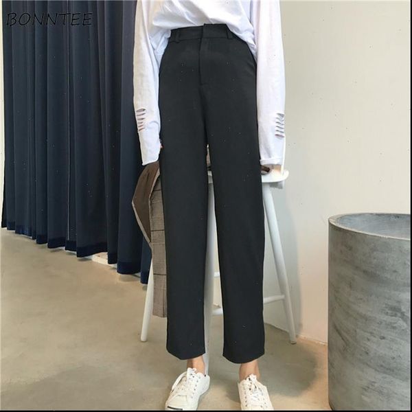 womens capri pants women solid colour all match high ankle length trousers korean style slim elegant straight trendy zipper chic, Black;white
womens capri pants women solid colour all match high ankle length trousers korean style slim elegant straight trendy zipper chic, Black;white