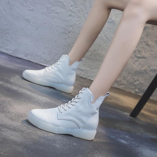 boots women's autumn platform flat women genuine leather ankle ladies lace up shoes woman casual solid motorcycle, Black
boots women's autumn platform flat women genuine leather ankle ladies lace up shoes woman casual solid motorcycle, Black