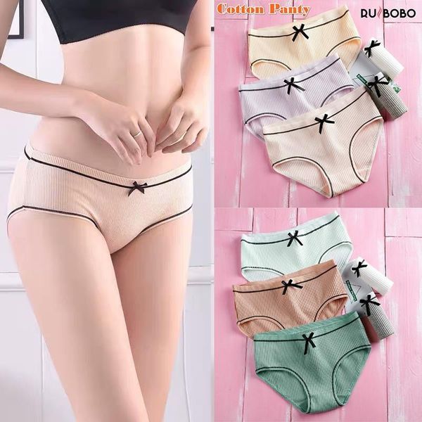 women's panties ruibobo cotton briefs bow underwear for women solid mid-rise girls lovely style japanese, Black;pink
women's panties ruibobo cotton briefs bow underwear for women solid mid-rise girls lovely style japanese, Black;pink
