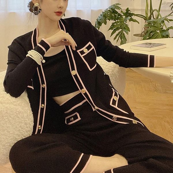 women's two piece pants fashion elegant women set vintage knitted cardigan and wide leg trousers 2 sets autumn winter matching outfits, White
women's two piece pants fashion elegant women set vintage knitted cardigan and wide leg trousers 2 sets autumn winter matching outfits, White