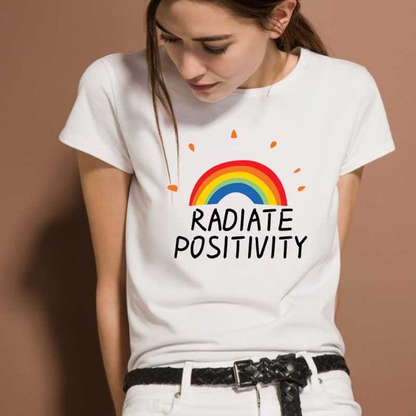 women's t-shirt summer tshirts 100% cotton harajuku 2021 hd rainbow print o-neck short sleeve clothing plus size s-3xl, White
women's t-shirt summer tshirts 100% cotton harajuku 2021 hd rainbow print o-neck short sleeve clothing plus size s-3xl, White