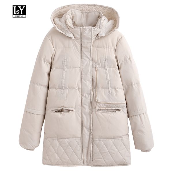 down women winter jacket cotton coats padded medium long slim hooded parkas plus size 3xl female warm wool outerwear, Black
down women winter jacket cotton coats padded medium long slim hooded parkas plus size 3xl female warm wool outerwear, Black