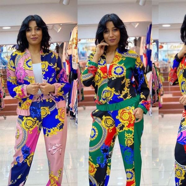 floral spring two pieces fashion womens pants sets vintage african ankara style dashiki national print zipper outfit, White
floral spring two pieces fashion womens pants sets vintage african ankara style dashiki national print zipper outfit, White