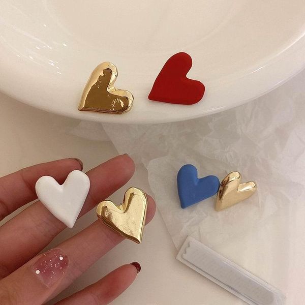 stud candy colors heart earrings for women etrendy jewelry korean style temperament simple ab earring wholesale, Golden;silver
stud candy colors heart earrings for women etrendy jewelry korean style temperament simple ab earring wholesale, Golden;silver