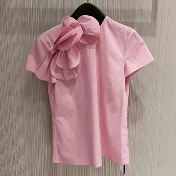 women's t-shirt women spring and summer pink bow tie round neck cotton all-match short-sleeved, White
women's t-shirt women spring and summer pink bow tie round neck cotton all-match short-sleeved, White