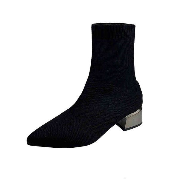 dress shoes autumn winter boots women's knit elastic socks pointed toe chunky heel black fashion ankle chelsea woman shoe 665o
dress shoes autumn winter boots women's knit elastic socks pointed toe chunky heel black fashion ankle chelsea woman shoe 665o