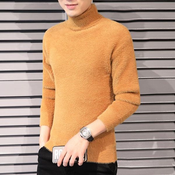 men's sweaters 2021 fall sweatshirts men turtleneck sweater korean slim pullover youth casual knitted, White;black
men's sweaters 2021 fall sweatshirts men turtleneck sweater korean slim pullover youth casual knitted, White;black