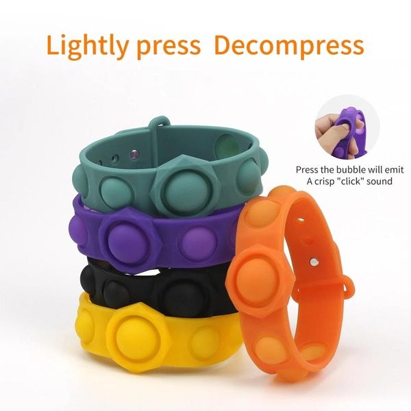 dhl ship fidget reliver stress toys wristband hand push bubble antistress children sensory gift toy to relieve autism
dhl ship fidget reliver stress toys wristband hand push bubble antistress children sensory gift toy to relieve autism