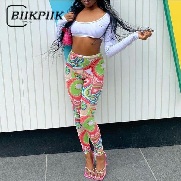 women's leggings biikpiik mesh print skinny long pants casual basic streetwear mid waist trousers bodycon female summer clubwear, Black
women's leggings biikpiik mesh print skinny long pants casual basic streetwear mid waist trousers bodycon female summer clubwear, Black
