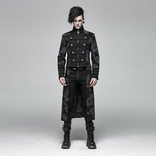 men's jackets punk rave dragon totem detachable coat twill personality unique daily casual black long sleeve, Black;brown
men's jackets punk rave dragon totem detachable coat twill personality unique daily casual black long sleeve, Black;brown
