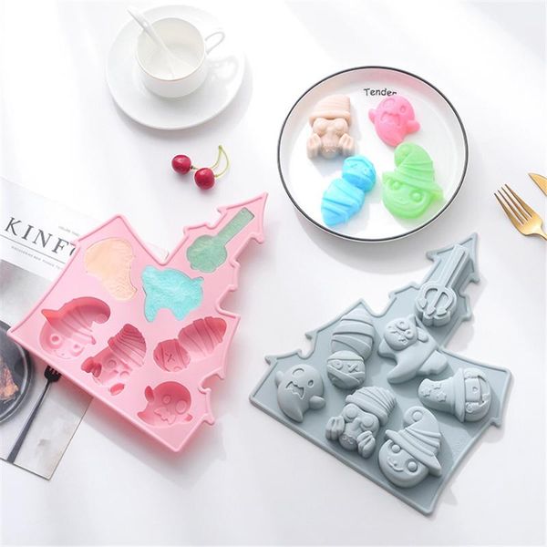 baking & pastry tools halloween holiday castle shape pumpkin cake mold 6 cavities ghost bat chocolate molds diy decorating
baking & pastry tools halloween holiday castle shape pumpkin cake mold 6 cavities ghost bat chocolate molds diy decorating
