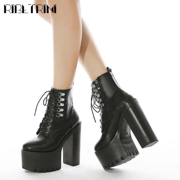 boots ribetrini cool female black lace up zipper platform motorcycle shoes women super high heel fashion 65qv
boots ribetrini cool female black lace up zipper platform motorcycle shoes women super high heel fashion 65qv