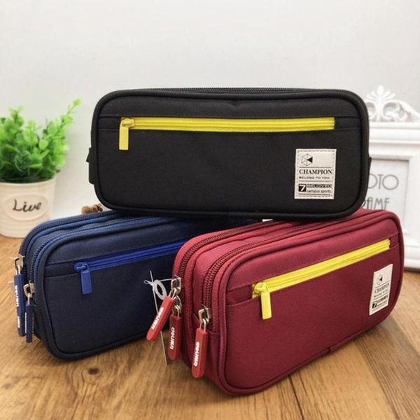 pencil bags solid color canvas case stationery bag large capacity pen cute gifts kids storage school office supplies
pencil bags solid color canvas case stationery bag large capacity pen cute gifts kids storage school office supplies