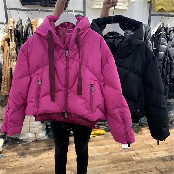 janveny real raccoon fur hooded womens down jacket 2021 winter 90% duck down coat short female puffer feather parkas outwear, Black
janveny real raccoon fur hooded womens down jacket 2021 winter 90% duck down coat short female puffer feather parkas outwear, Black