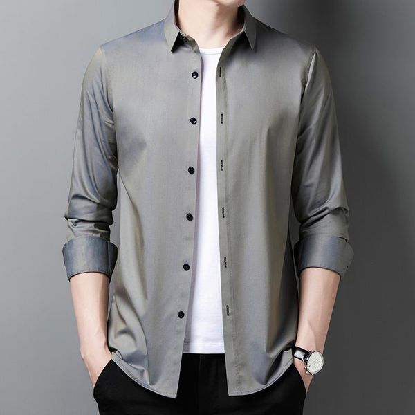 men's casual shirts 2021 spring and autumn men solid color long-sleeved shirt clothing fashion wild handsome jke1647, White;black
men's casual shirts 2021 spring and autumn men solid color long-sleeved shirt clothing fashion wild handsome jke1647, White;black