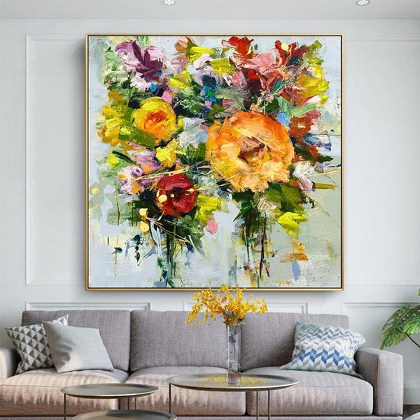 100% hand painted abstract flowers art oil painting on canvas wall adornment pictures for live room home decor paintings
100% hand painted abstract flowers art oil painting on canvas wall adornment pictures for live room home decor paintings