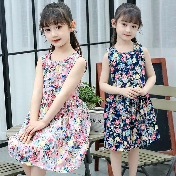 family matching outfits girls dress 2021 children's summer girl skirt pure floral cotton thin beach princess wear, Blue
family matching outfits girls dress 2021 children's summer girl skirt pure floral cotton thin beach princess wear, Blue