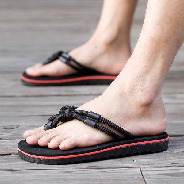 korean rend wear-resistant flip-flops men's non-slip slippers summer soft-soled casual beach shoes comfortable flip-flop, Black
korean rend wear-resistant flip-flops men's non-slip slippers summer soft-soled casual beach shoes comfortable flip-flop, Black