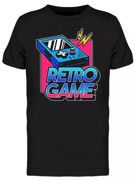 vintage retro game tee men's -image by shutterstock, White;black
vintage retro game tee men's -image by shutterstock, White;black