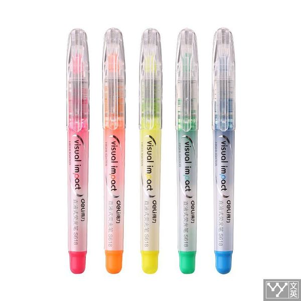 highlighters 5pcs deli highlight marker pen markers for school & office supplies fluorescent drawing water color painting stationery, Black;red
highlighters 5pcs deli highlight marker pen markers for school & office supplies fluorescent drawing water color painting stationery, Black;red