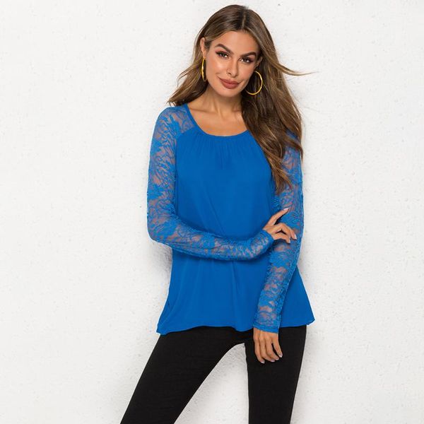 women's autumn long sleeve t-shirt stitching korean t-shirts female fashion loose lace plus size 2xl, White
women's autumn long sleeve t-shirt stitching korean t-shirts female fashion loose lace plus size 2xl, White