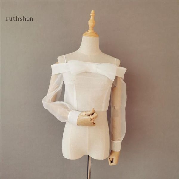 wraps & jackets elegant bridal bolero long sleeves off shoulder with bow wedding jacket women wrap, White
wraps & jackets elegant bridal bolero long sleeves off shoulder with bow wedding jacket women wrap, White