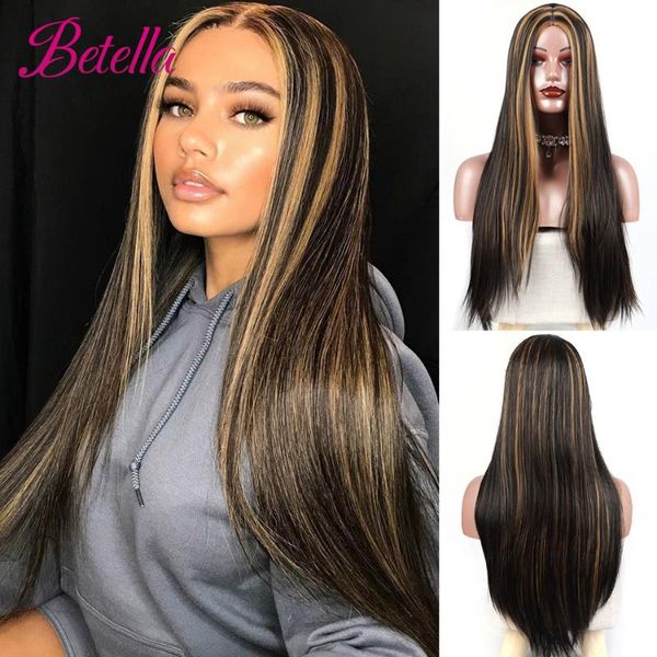synthetic wigs betella long straight wig brown mixed blonde natural for women middle part highlight black color
synthetic wigs betella long straight wig brown mixed blonde natural for women middle part highlight black color